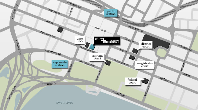 Chew + Matthews location map